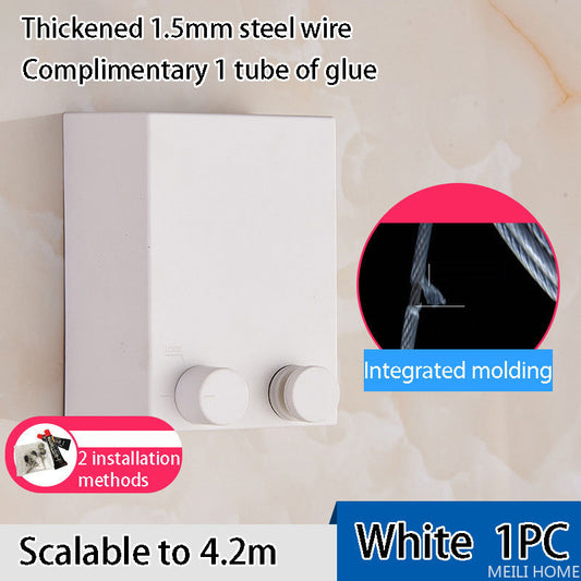 Invisible Retractable Clothesline